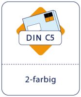 Versandtaschen DIN C5 2-farbig HKS / Pantone