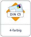 Versandtaschen DIN C5 4-farbig Skala