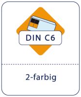 Briefumschlag DIN C6 2-farbig HKS / Pantone