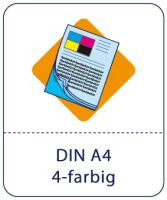 Durchschreibesätze DIN A4 4-farbig Skala 4-fach