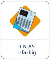 Durchschreibesätze DIN A5 1-farbig HKS / Pantone 2-fach