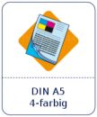 Durchschreibesätze DIN A5 4-farbig Skala 3-fach