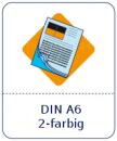Durchschreibesätze DIN A6 2-farbig HKS / Pantone 2-fach