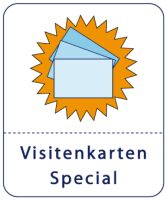 Visitenkarten Special 1000 beidseitig 4/4-farbig Euroskala 350 g/m² Bilderdruck matt
